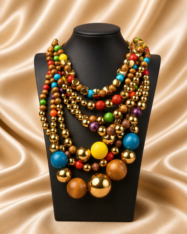 Bold Color Luxe Layered Necklace
