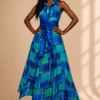 Ocean Luxe Belted Dress
