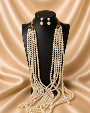 Ivory Cascade Pearl Set