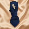 Midnight Owl Statement Tie