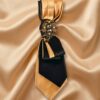 Luxe Noir Gold Statement Tie