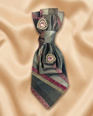 Blush Accent Designer Tie