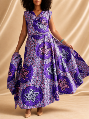 Violet Luxe Maxi Dress